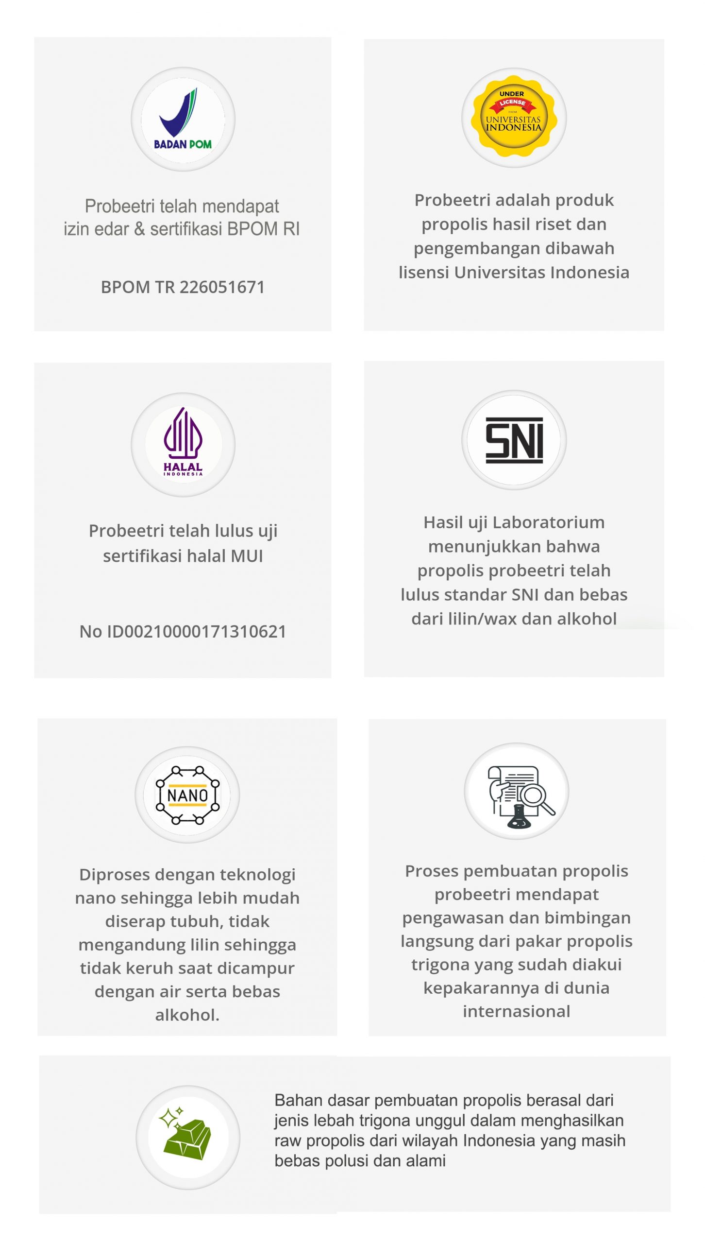 Mengapa Memilih Probeetri 1